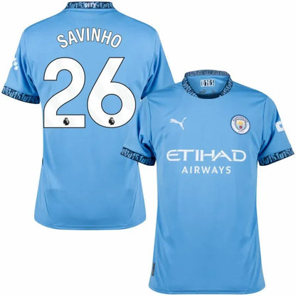 Manchester City Home Savinho 26 Shirt 2024-2025 Size：S-4XL