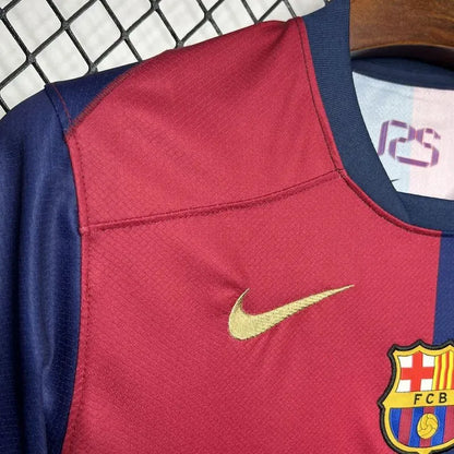 24-25 Barcelona Home Soccer Jersey Without Spofity Text