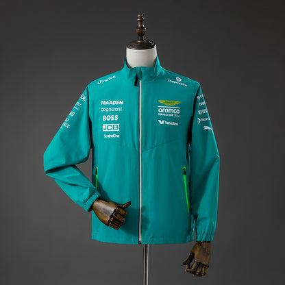Aston Martin Aramco F1 2025 Windbreaker - Green