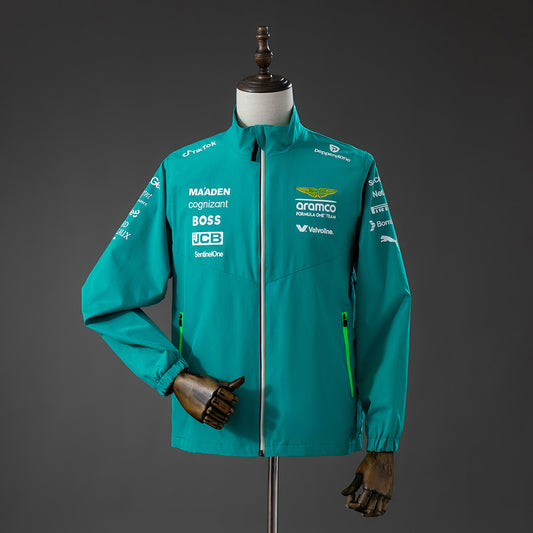 Aston Martin Aramco F1 2025 Windbreaker - Green