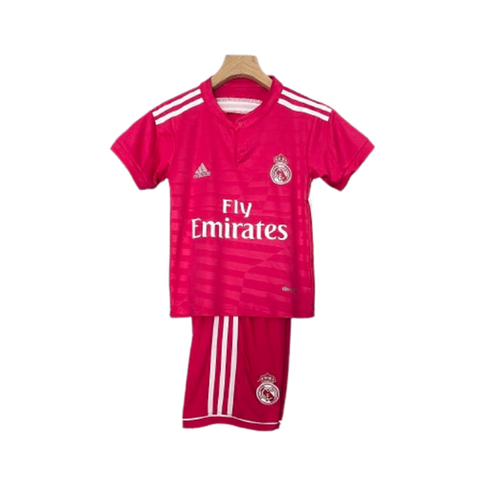 Real Madrid 14-15 Away Retro Kids Kits Vintage Children Sets Football Jersey