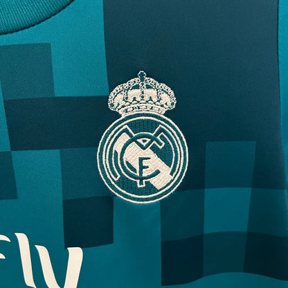 Real Madrid 17-18 Third Away Retro Kids Kit Soccer Jersey