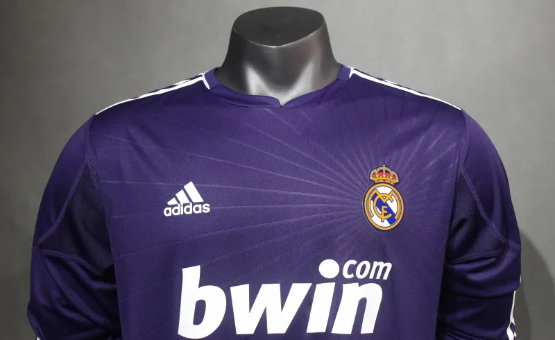 Real Madrid Third Away Retro Jersey Long Sleeve Shirt 10-11