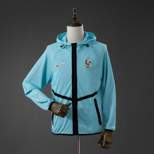 France 2026 Men's Football Anthem Jacket - Light Blue