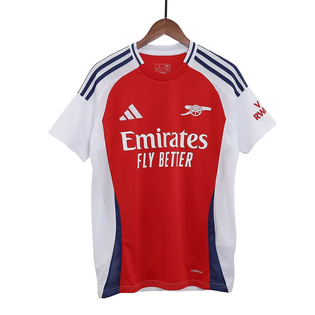 Arsenal Home HAVERTZ #29 SAKA #7 ØDEGAARD #8 RICE #41 Soccer Jersey 2024-25