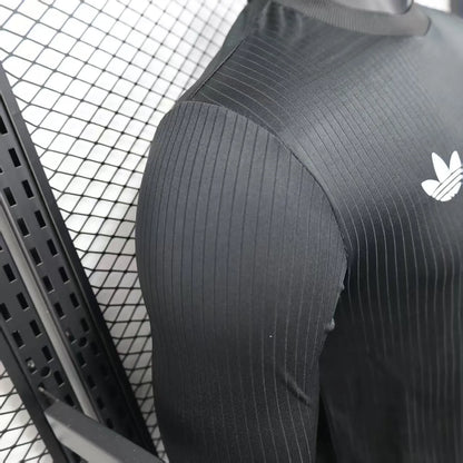 Player Version 2025 Germany Black 125Th Anniversary Long Sleeve Jersey