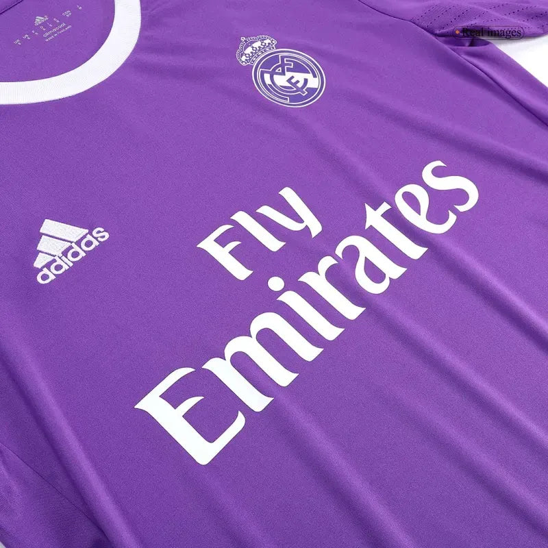 Real Madrid Retro Long Sleeve Jersey Away Shirt 2016-17