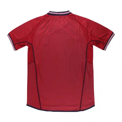 England World Cup 2002 Beckham #7 Retro Jersey Away