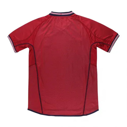England World Cup 2002 Beckham #7 Retro Jersey Away