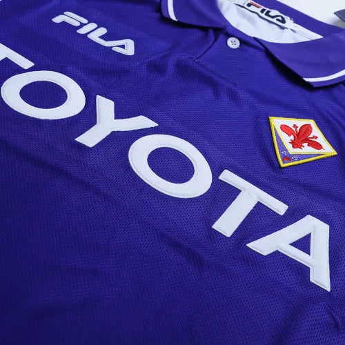 Fiorentina BATISTUTA #9 RUI COSTA #10 1999/00 Retro Jersey Home