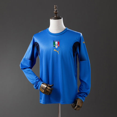 Italy 2006 Home Long Sleeve Retro Jersey
