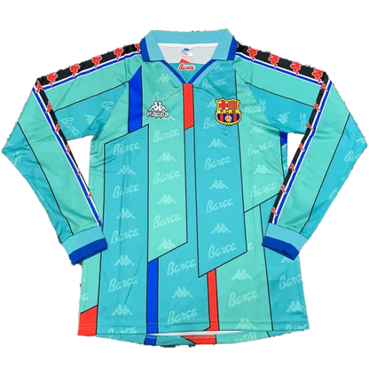 Barcelona Retro Long Sleeve Jersey Away 1996-97