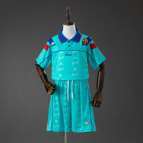 Barcelona 92-95 Away Retro Kids Kit
