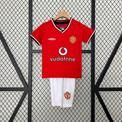 Manchester United 00-01 Home Retro Kid Kits Youth Apparels Jersey
