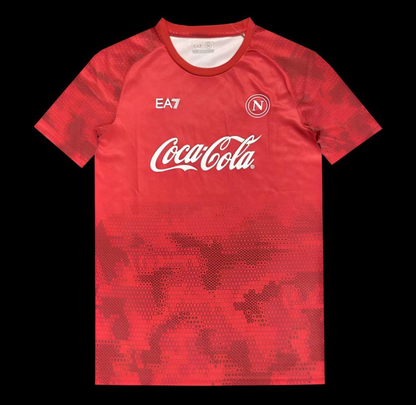 25-26 Napoli Red Pre-Match Jersey