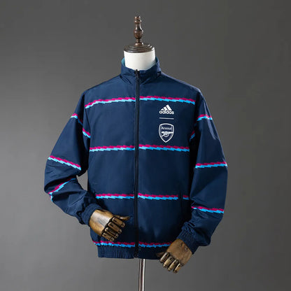 Arsenal Trench Coat Reversible Jacket Windbreaker