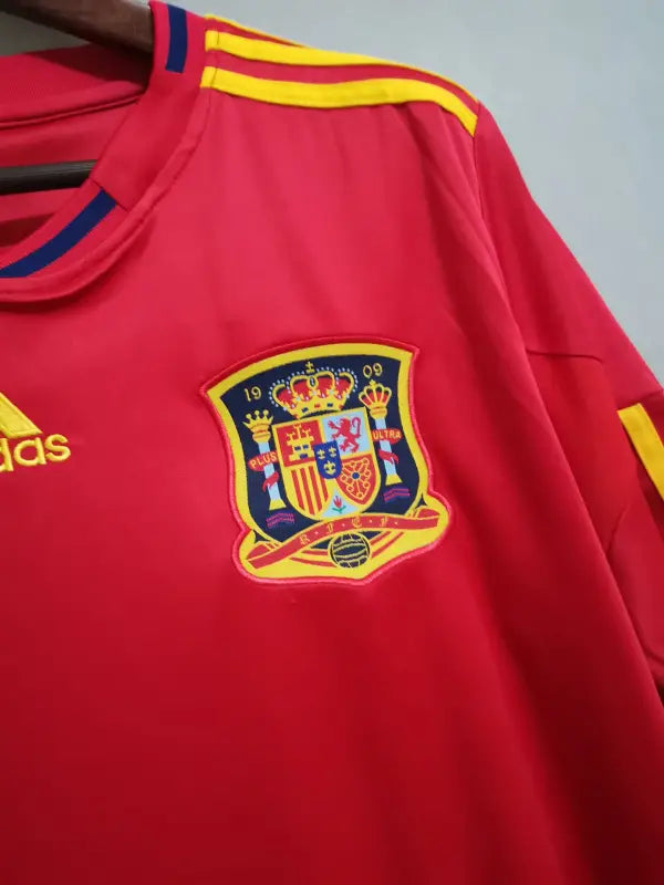 2010 Spain Nation Retro Jersey Home World Cup
