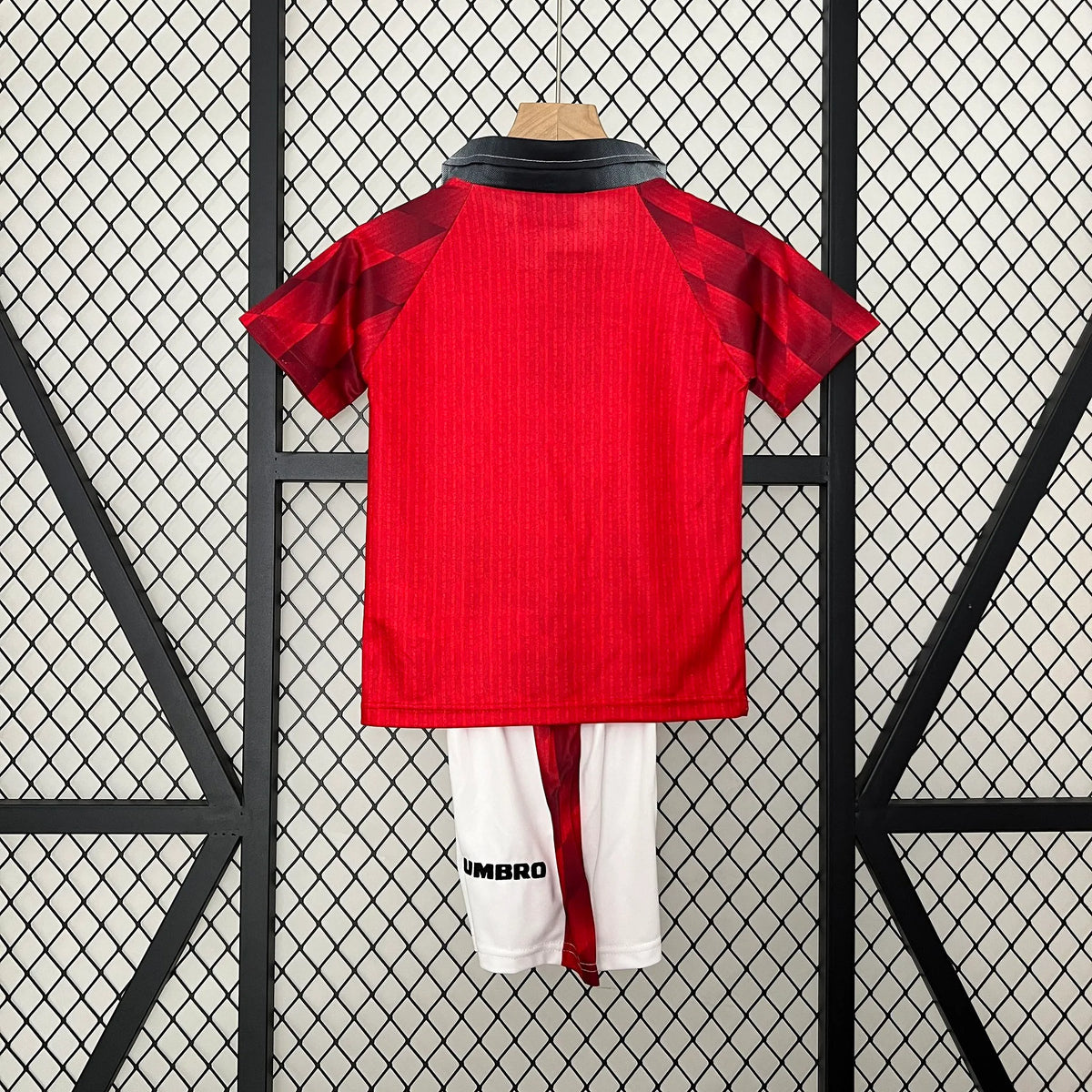 Manchester United 96-97 Home Retro Kid Kits Youth Apparels Jersey