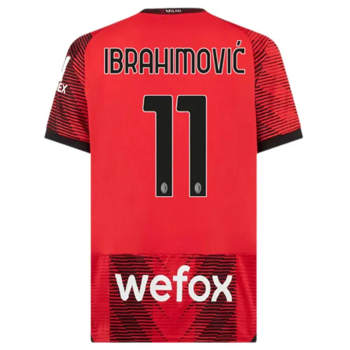 23-24 AC Milan Ibrahimović #11 Jersey Home