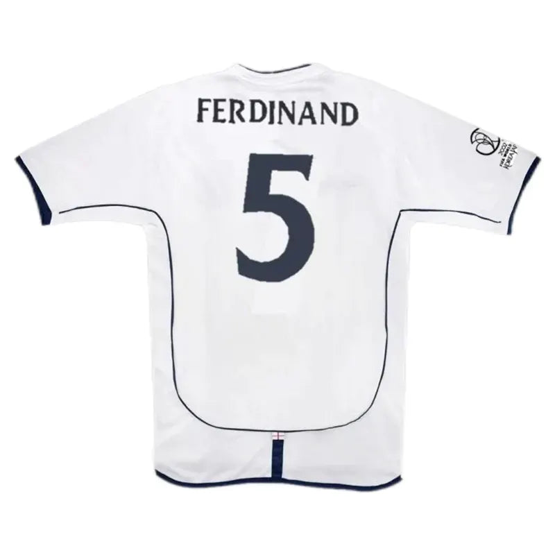 England World Cup 2002 Retro Soccer Jersey Home