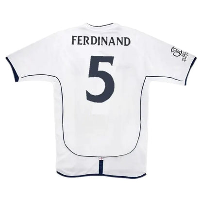 England World Cup 2002 Retro Soccer Jersey Home