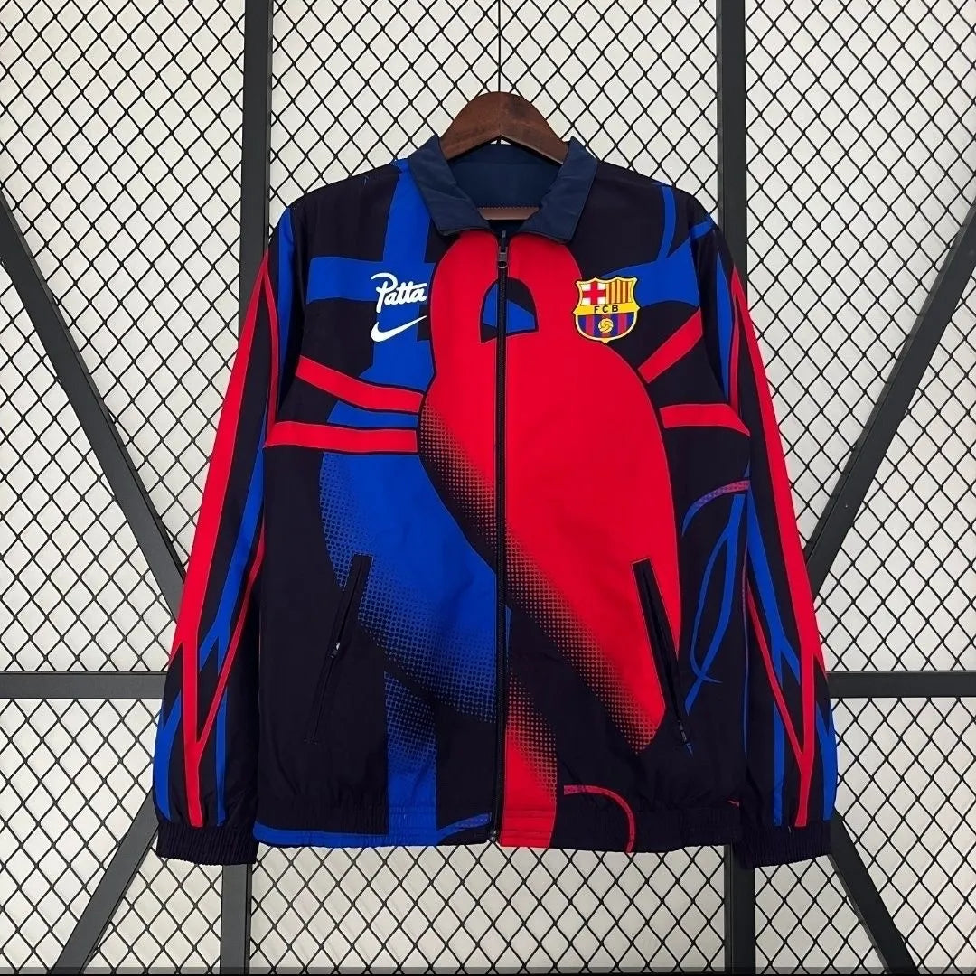 Barcelona Club 2023-24 Co Branded Double Sided Windbreaker