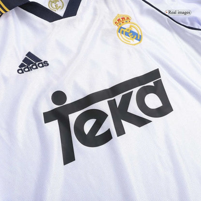 Real Madrid 1999/00 Retro Away Soccer Jersey Long Sleeve