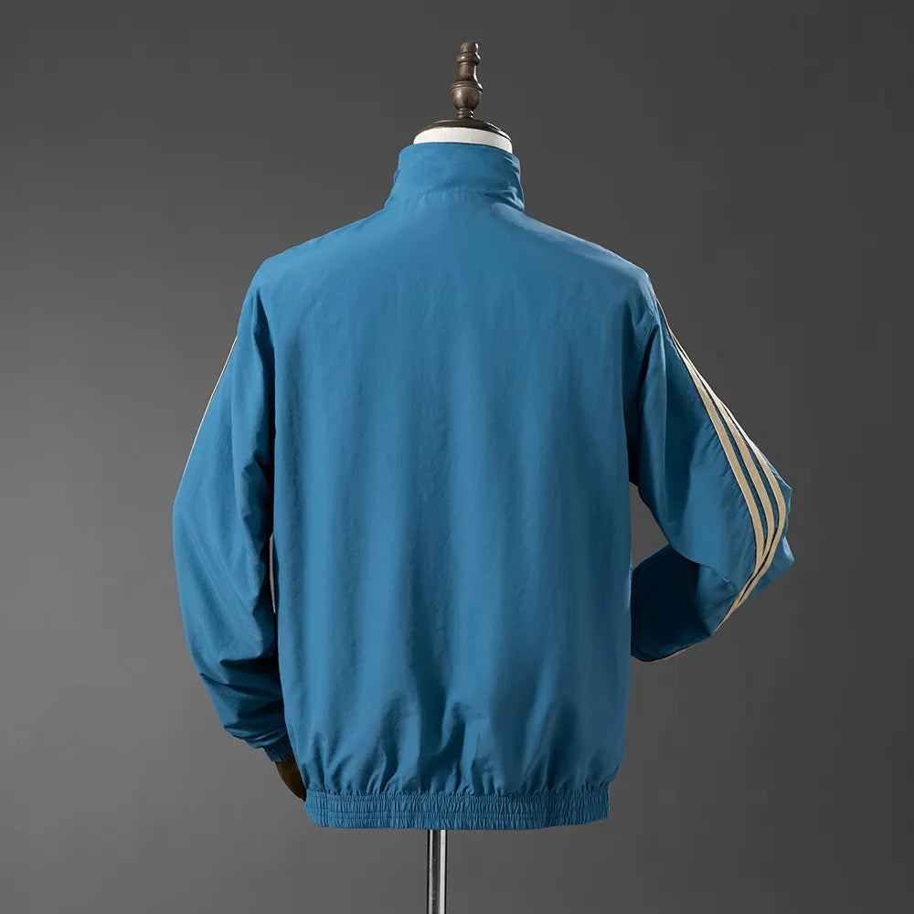 Manchester Reversible Jacket Windbreaker - Blue & Black
