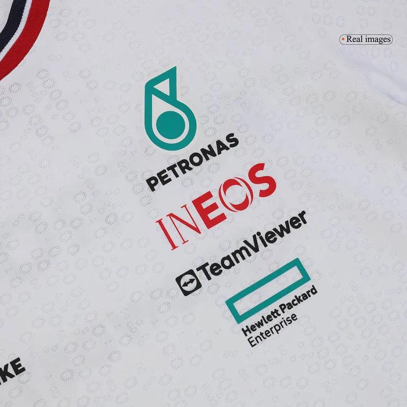 F1 Mercedes AMG Petronas Team Driver T-Shirt - White 2024