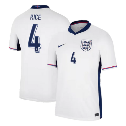 2024 EURO Nation England Home Jersey RICE #4 KANE #9 BELLINGHAM #10 FODEN #11