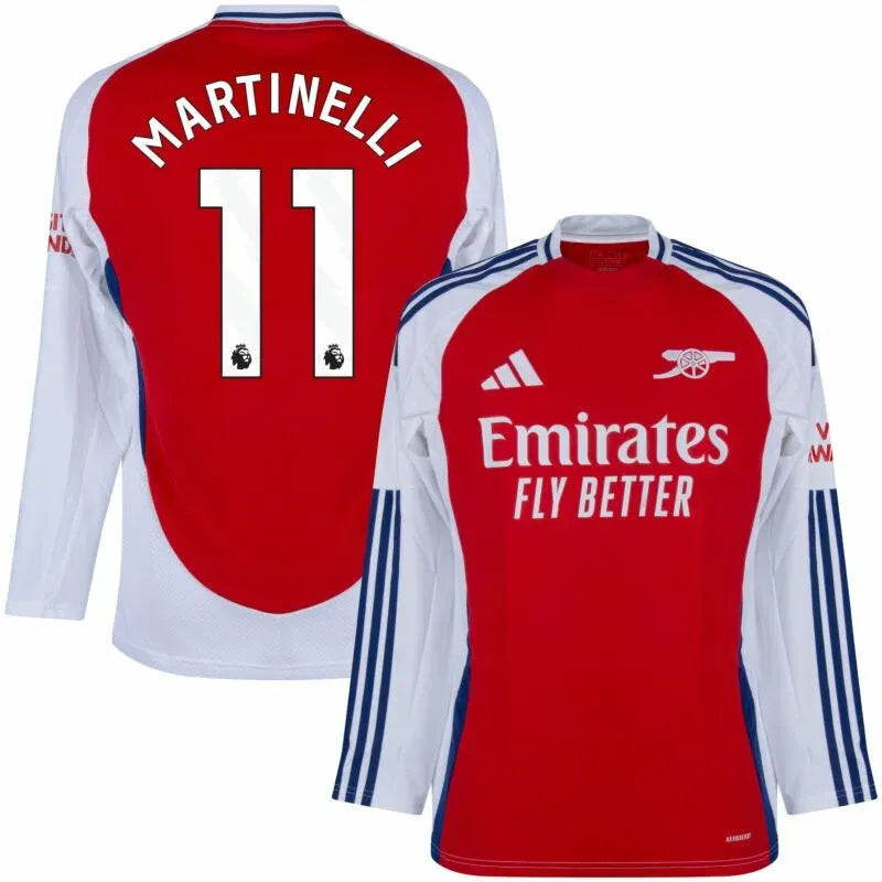 Arsenal Home Long sleeves Martinelli 11 Shirt 2024-2025 Size：S-4XL