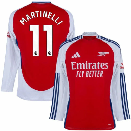 Arsenal Home Long sleeves Martinelli 11 Shirt 2024-2025 Size：S-4XL