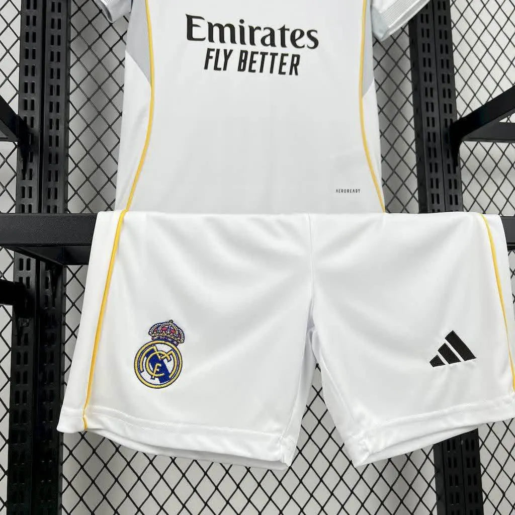 25-26 Kids Real Madrid Home Jersey