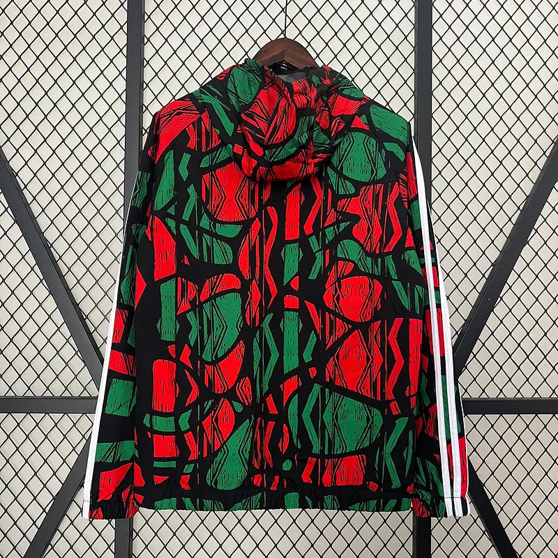 24-25 Arsenal Red&amp;Green Windbreaker Jacket Football