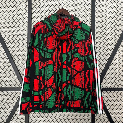 24-25 Arsenal Red&amp;Green Windbreaker Jacket Football