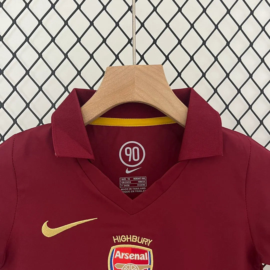 Arsenal Home Retro Kids Kits Children Shirt Cheap Jerseys 05-06