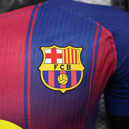 Barcelona Home Shirt Player Version Soccer Jersey 25-26