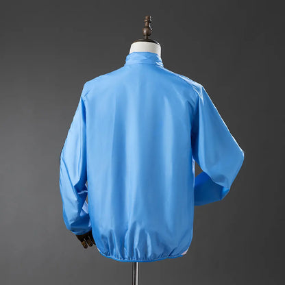 Manchester United Reversible Jacket Windbreaker - Beige & Blue