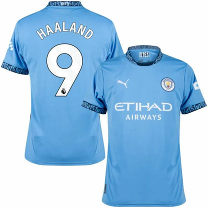 Manchester City Home Haaland 9 Shirt 2024-2025 Size：S-4XL