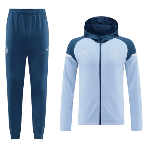 Manchester City Hoodie Training Kit (Jacket+Pants) 2024-25