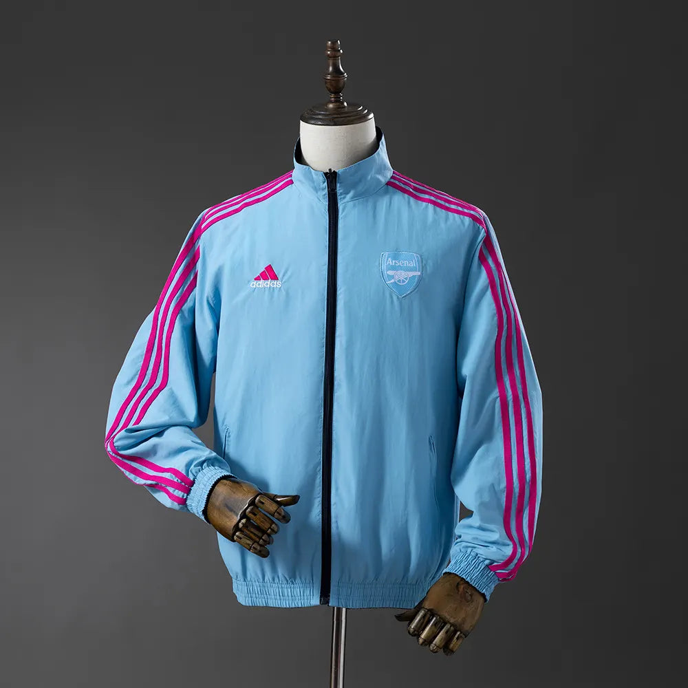 Arsenal Trench Coat Reversible Jacket Windbreaker