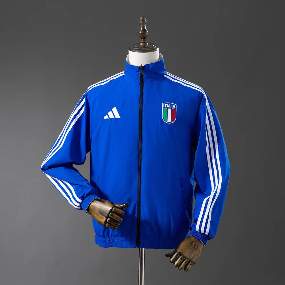 Italy Trench Coat Reversible Jacket Windbreaker