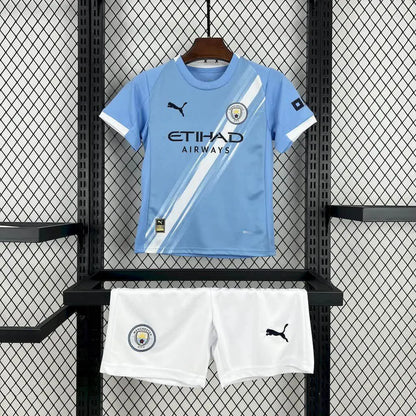 25-26 Kids Manchester City Home Jersey