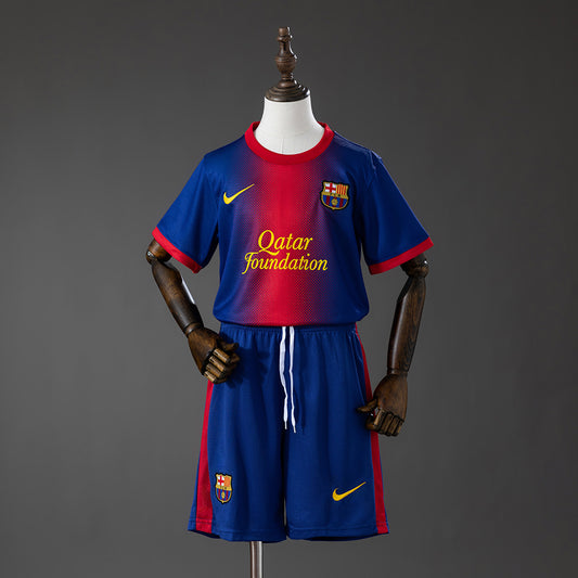 Barcelona 12-13 Home Retro Kids Kit