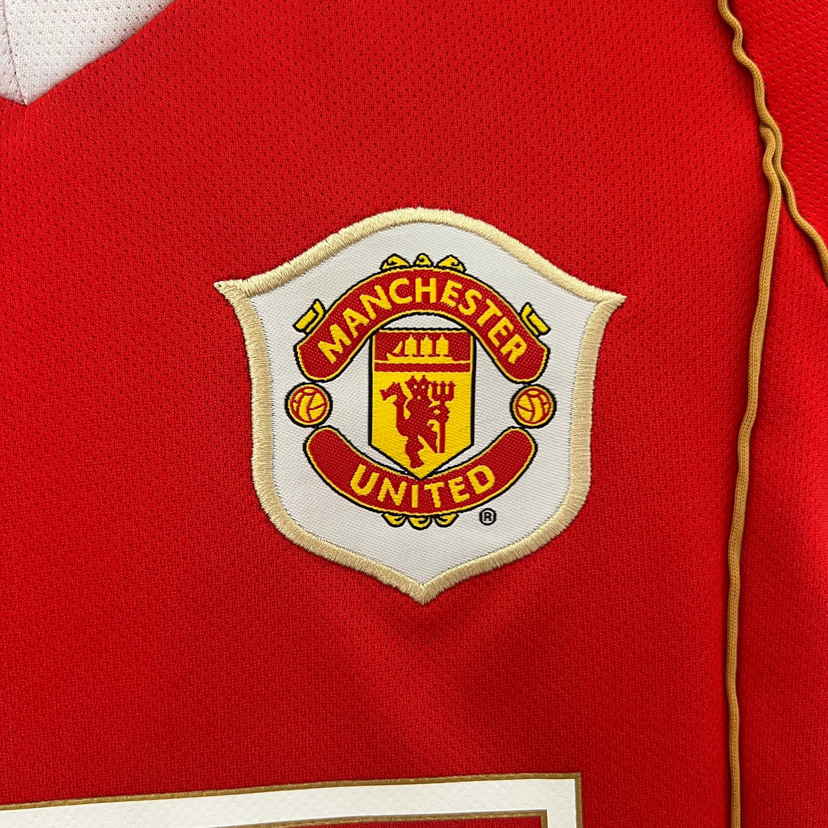 Manchester United 06-07 Home Retro Kids Kits Children Sets Football Jerseys