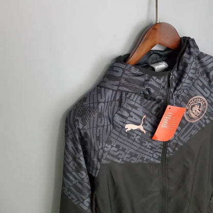 Manchester City Jersey Windbreaker Black 2021/2022