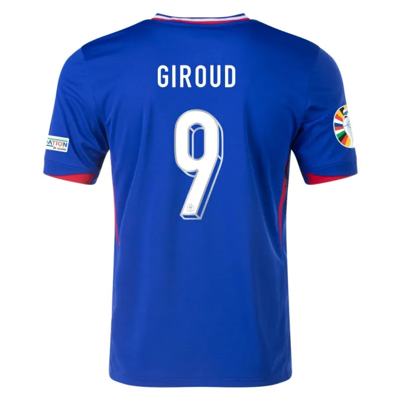 2024 Euro Nation France Home Jersey MBAPPE #10 GIROUD #9 GRIEZMANN #7 Soccer Apparel