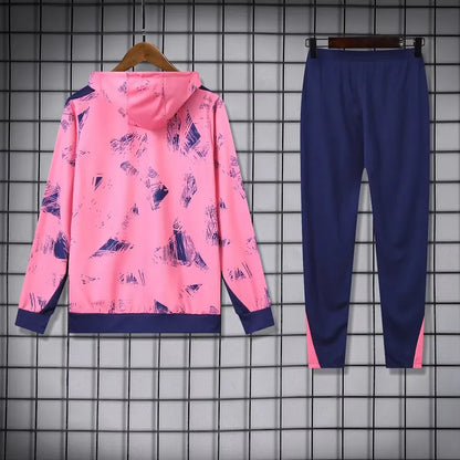 Jordan PSG 2024-25 Hooded Pink Training Tracksuit Kits