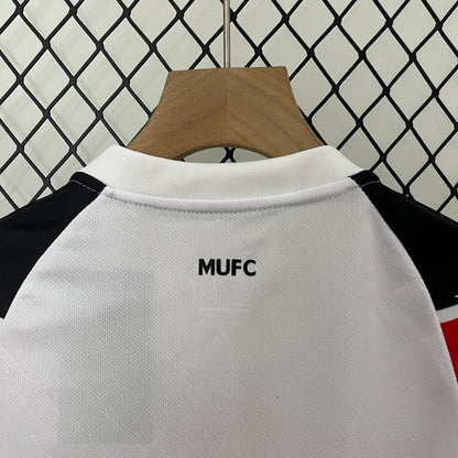 Manchester United 10-11 Away Champions League Retro Kids Kits Youth Apparels Jersey
