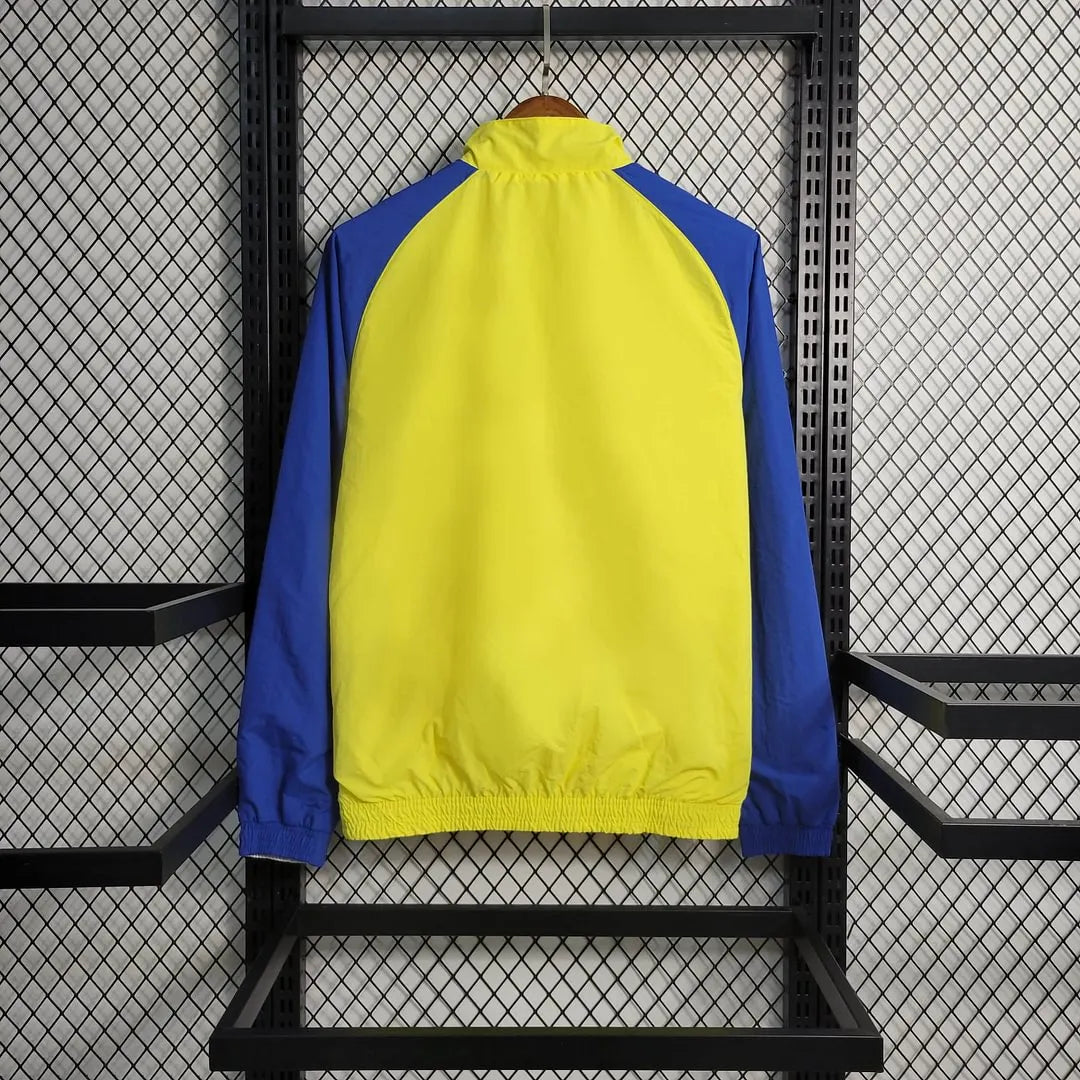 2022/2023 Al-Nassr Reversible Windbreaker (Yellow-Beige) Football Shirt